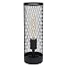 Produktbild EGLO Tischlampe Redcliffe, 1 flammige Tischleuchte industrial, Nachttischlampe aus Metall, Wohnzimmerlampe in Schwarz, Lampe mit Schalter, E27 Fassung