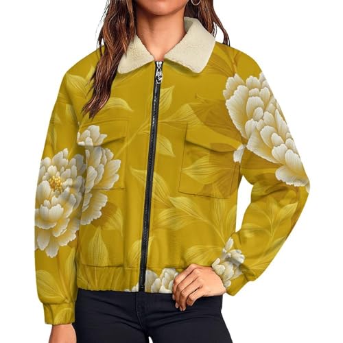Veste d'hiver chaud en sherpa pour vos balades rétro et cocooning