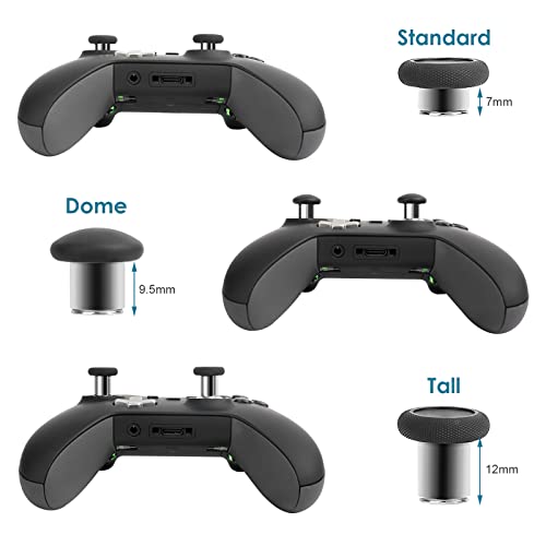 TOMSIN 6 in 1 Replacement Thumbsticks, Swap Magnetic Joysticks for Xbox One Elite Controller Series 1