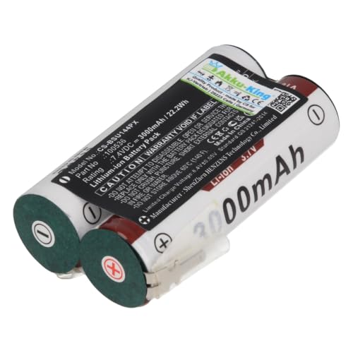 Akku kompatibel mit Bosch 100536 - Li-Ion 3000mAh - für UNEO