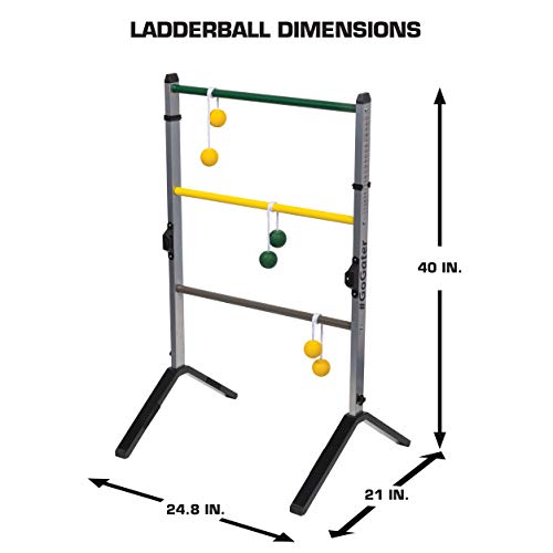 EastPoint Sports Go! Gater Premium Steel Ladderball Set - Features Sturdy Steel Material, Built-in Scoring System, and Complete with All Accessories