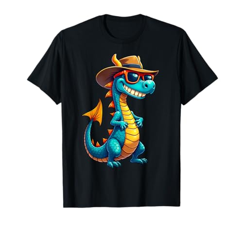 Funny Dragon Lover Vintage Graphic Design for Men Women Kids T-Shirt
