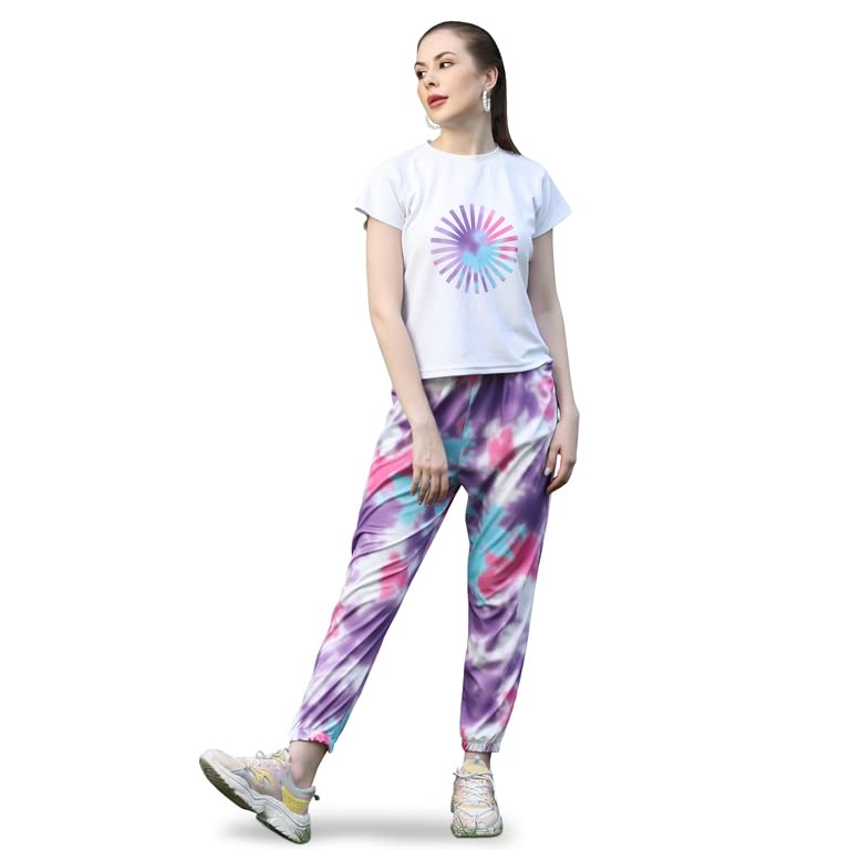 Image of OM SAI LATEST CREATION Night Suit Set for Women Rayon, Night Dress, Lounge Wear,Printed Rayon,Top and Capri Set for Women