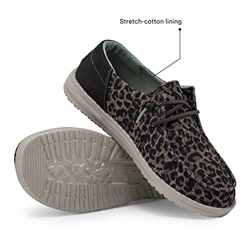 Image of HEYDUDE Women's Wendy Canvas | Women's Shoes | Women's Lace Up Loafers | Comfortable & Light-Weight