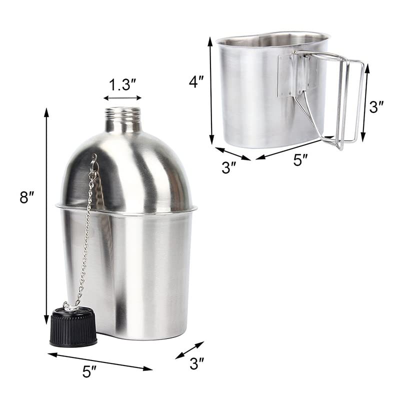 日本軍水筒　飯ごう　食器　盃 Amazon | ミリタリー水筒カップ 調理器具セット 軍食堂カップ 屋外