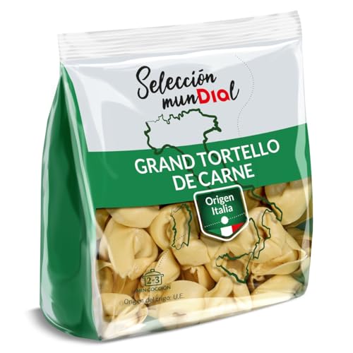 Pasta fresca rellena Gran Tortello de carne Selección Mundial de Dia bolsa 250 g