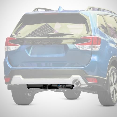 Image of Nilight Class 3 Trailer Hitch 2 Inch Receiver Tow Hitch Compatible with Subaru Forester 2019-2025 Black Powder Coated