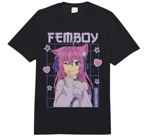 Femboy Anime Cute Little Femboy Comfort Colors Adult Heavyweight T-shirt