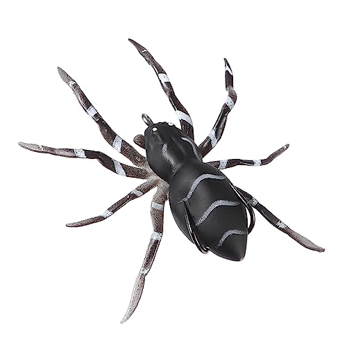 Yardwe Cebo De Pesca Lucioperca Peces Agua Araña Plantas para Peceras Artificial Abordar Falso Decoraciones De Peceras Rana Accesorios para Peceras Tanque Acuarios Black Planchar