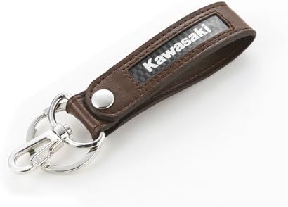 Amazon カワサキ ハンガーキーホルダー J7002 0099 ブラウン キーケース キーホルダー 車 バイク