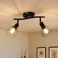 Flexible Adjustment: Leselux spotlight ceiling light lamp head supports 350° horizontal rotation and 90° vertical adjustment, allowing you to easily control the direction of the light and adjust it to your preferred shape. Whether for task lighting o...