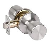 Pomo de Puerta de Paso HOSOM, Perilla de Puerta Interior, Pomos de Puerta Sin Llave para Interiores para Pasillo, Armario y...