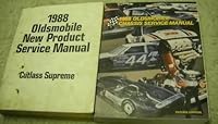 1988 Oldsmobile Cutlass Supreme Service Manual Set 88 B004OSJIUM Book Cover