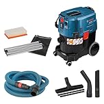 Bosch Professional Aspiratore Industriale Gas 35 M Afc (Motore da 1200 Watt, Serbatoio da 35 Litri, Tubo Flessibile 5 M)