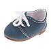 B Blesiya Miniatura Zapatos Casuales con Cordones para 1/6 BJD Dolls para 1/6 muñecas - Azul Oscuro