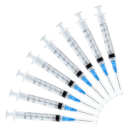 3m/cc Syringe with 23Ga 1.0 Inch Lab Supplies, Individual Package Pack of 20