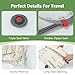 Vacuum Bags for Travel with Rechargeable air Pump, 3 Sizes Vacuum Seal Bags for Clothing, Space-Saving Compression Storage Bags for Travel & Closet Organization (9)