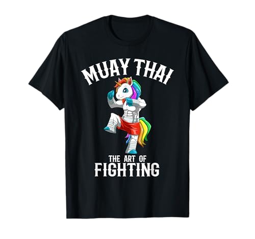 Cute Muay Thai Unicorn - Thai Boxing Unicorn T-Shirt