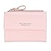 Produktbild Rovinci Frauen Leder (PU) Brieftasche Kupplung Geldbörse Lady Short Handtasche Tasche (Rosa)