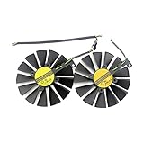  YALLS Nouveau Ventilateur Refroidisseur 95MM PLD10010S12H Compatible for ASUS ROG Strix Dual RX 470 570 Compatible for AMD RX470 RX570 Ventilateur de Refroidissement de Carte vidéo de Jeu