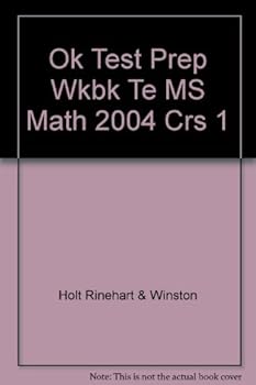 Paperback Ok Test Prep Wkbk Te MS Math 2004 Crs 1 Book