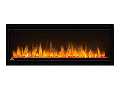 Napoleon Alluravision-NEFL42CHS-Slim Wall Hanging Electric Fireplace, 42 Inch Slim, Black