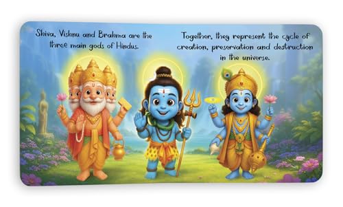 Image of Mythology Board Books for Kids | My First Library of Hindu Gods and Goddesses [10 Books] | Best Selling Tales from Indian Mythology - Ramayan, Mahabharata, Bhagavad Gita, Krishna, Hanuman, Ganesha