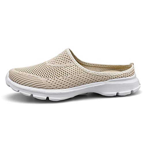 Image of ChicWind Womens Breathable Mesh Walking Mules Sneakers Open Back Slip On Shoes