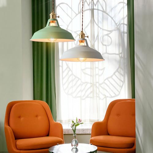 Lámpara de araña de estilo industrial moderno con pantalla E27 7