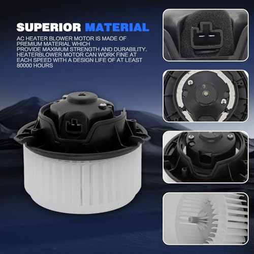 Image of AC Heater Blower Motor Fan 700309 Replacement for Buick Encore Chevy Sonic Trax 2012 2013 2014 2015 2016 2017 2018 2019 2020 HVAC Heater Blower Motor Replace# 2311839, 95472959