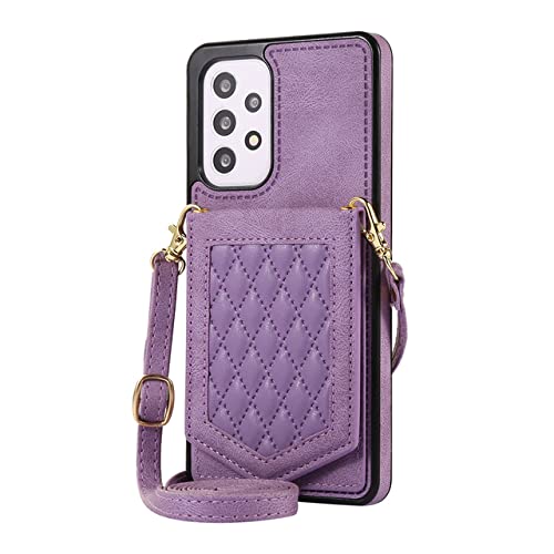Housse de support Samsung S23 violette idéale pour vos sorties