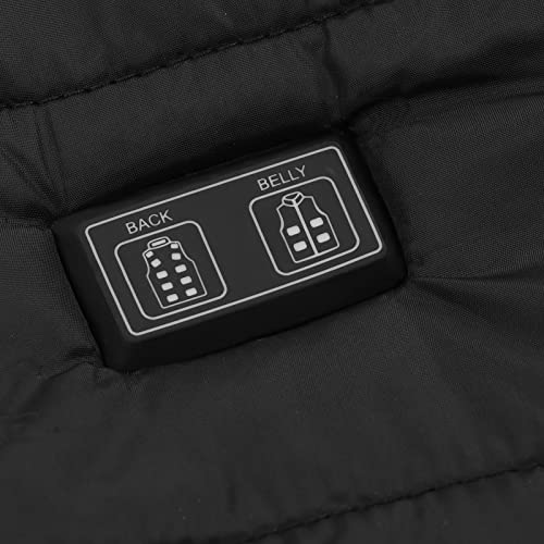 Jaqueta Aquecida, Jaqueta Com Capuz de Aquecimento Elétrico Lavável Com Controle Duplo 3 e 15 Zonas