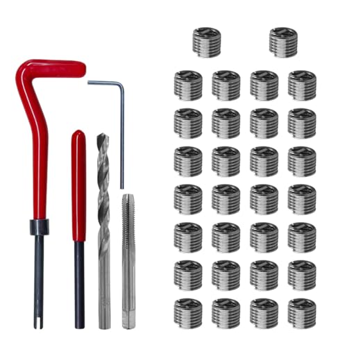 BDZMC 30PCS M8 Thread Repair Insert Kit Metric Helicoil Kit (M8 x 1.25)