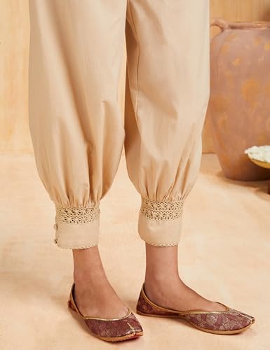Image of Amazon Brand - Myx Women's Relaxed Cotton Dhoti Pants (Available in Plus Sizes)