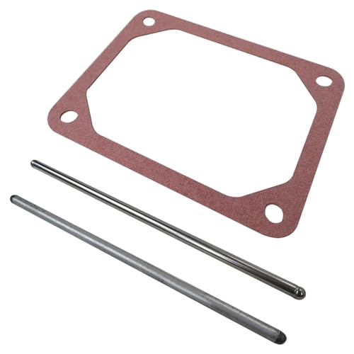 Premium Upgraded 690971 690981 597785 690982 Push Rods Kit with Rocker Cover Gasket Replace for Briggs and Stratton Engine, for Toro LX466 Lawn Tractor