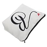 BESTYASH Bolso de Cosméticos Bolsas Acolchado Almacenamiento pequeño Plegable Neceser Maquillaje Bolsa Maquillaje Make up Bag Pequeña Bolsa de Maquillaje Monedero Bolsa de Maquillaje linaza