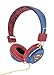 Produktbild OTL Technologies TWEEN Kinder Kopfhörer Superman Vintage (faltbar, gepolsterte Bügel, buntes DC Design, für Jungen und Mädchen) Blau/Rot