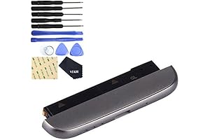 Black USB Charger Jack with Bottom Cover Microphone