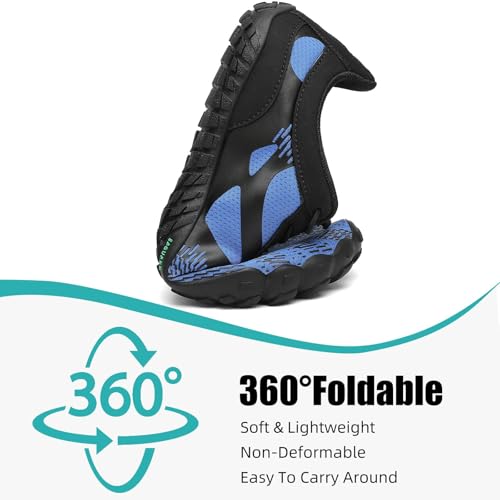 Image of SAGUARO Womens Mens Barefoot Shoes Minimalist Trail Runner Wide Toe Box Zero Drop Outdoor Cross Training Shoe