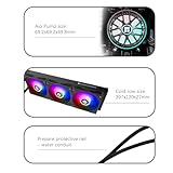 TR-Thermalright AQUA ELITE 360 V6 ARGB Black Liquid CPU Cooler, 360mm Aio Cooling, 3 PWM Fans-ARGB,for AMD AM4/AM5, Intel LGA1851/1700/115x/1200(Black) - Image 5