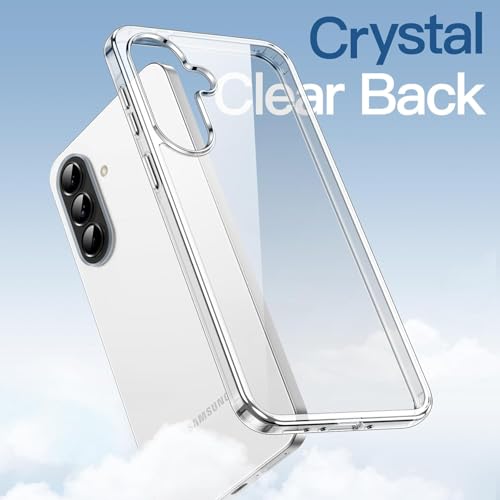 Image of REALCASE Silicone Samsung Galaxy A37 5G Back Cover Case, Scratch Resistant Protective Crystal Clear Transparent Shock Proof Bumper Back Cover Case for Samsung Galaxy A37 5G