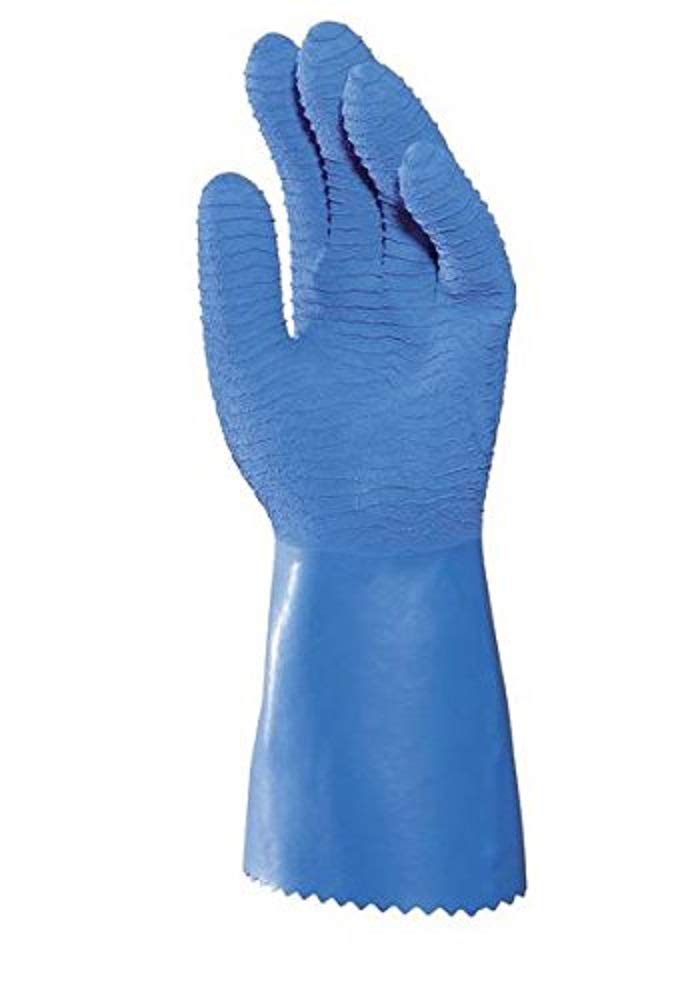 MAPA Professional HARPON 326, Size 8 Medium Protective Gloves, (1 Pair), blue