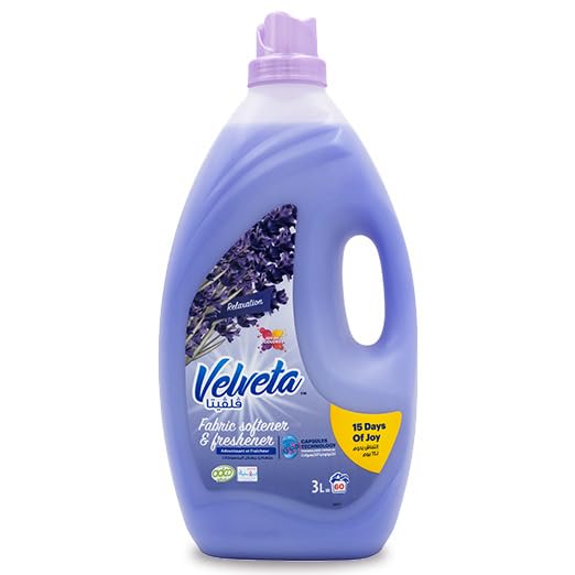 Velveta fabric softener with lavender scent, 3 kg