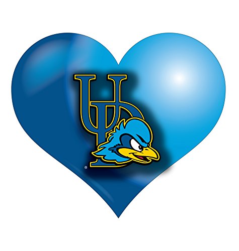 Delaware Blue Hens Heart Magnet Single Officially Licensed Collegiate Product