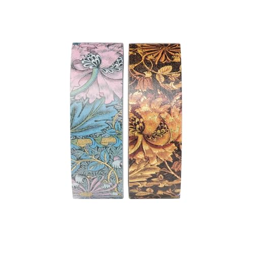 Morris Honeysuckle/Morris Pink Honeysuckle Washi Tape by Paperblanks (Washi Tape Mixed Pack)