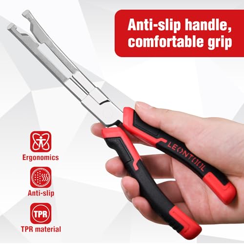 Herramienta de mandíbula curvada para conectores de abrazadera de bujías 7