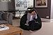Sofa Sack - Plush, Ultra Soft Bean Bag Chair - Memory Foam Bean Bag Chair with Microsuede Cover - Stuffed Foam Filled Furniture and Accessories For Dorm Room - Black 4'