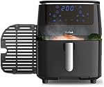 T-Fal Easy Fry Grill & Steam 3in1 XXL Air Fryer, 6.5L Low Oil Healthy XXL Digital Air Fryer, 7 Programmable functions with Grill Plate and Steam Functionality, 1750W, FW201850