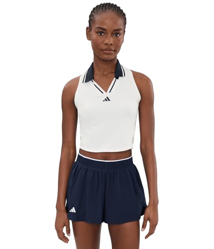 Amazon.com: adidas Women's Tennis Climacool Crop Tank Pro White X