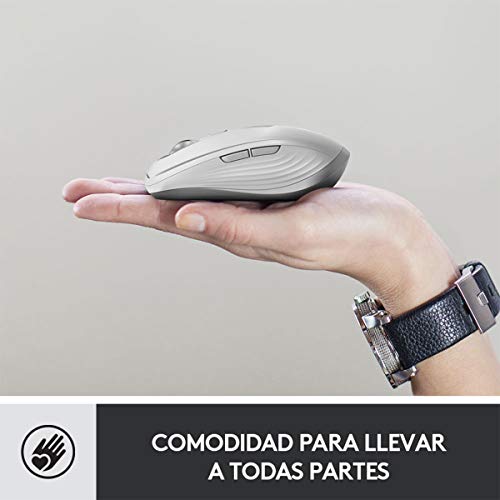 Image of Logitech MX Keys Mini for Mac Minimalist Wireless Illuminated Keyboard, Compact & MX Anywhere 3 Compact Performance Mouse Wireless, Magnetic Scrolling, Ergonomic, 4000DPI Sensor, Custom Buttons